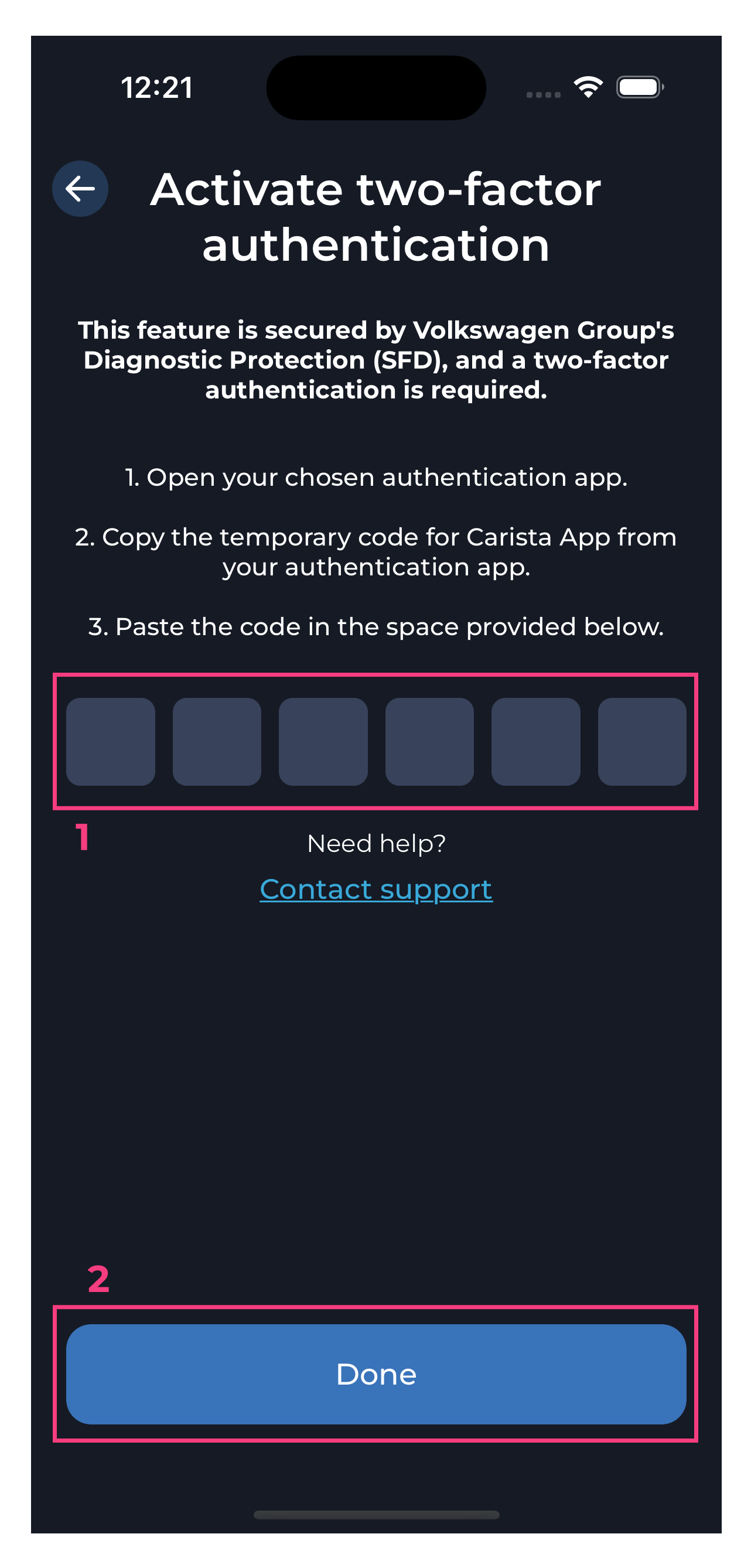 Step 3.1 and 3.2_ Activate two-factor authentication-6 digit+Done.png