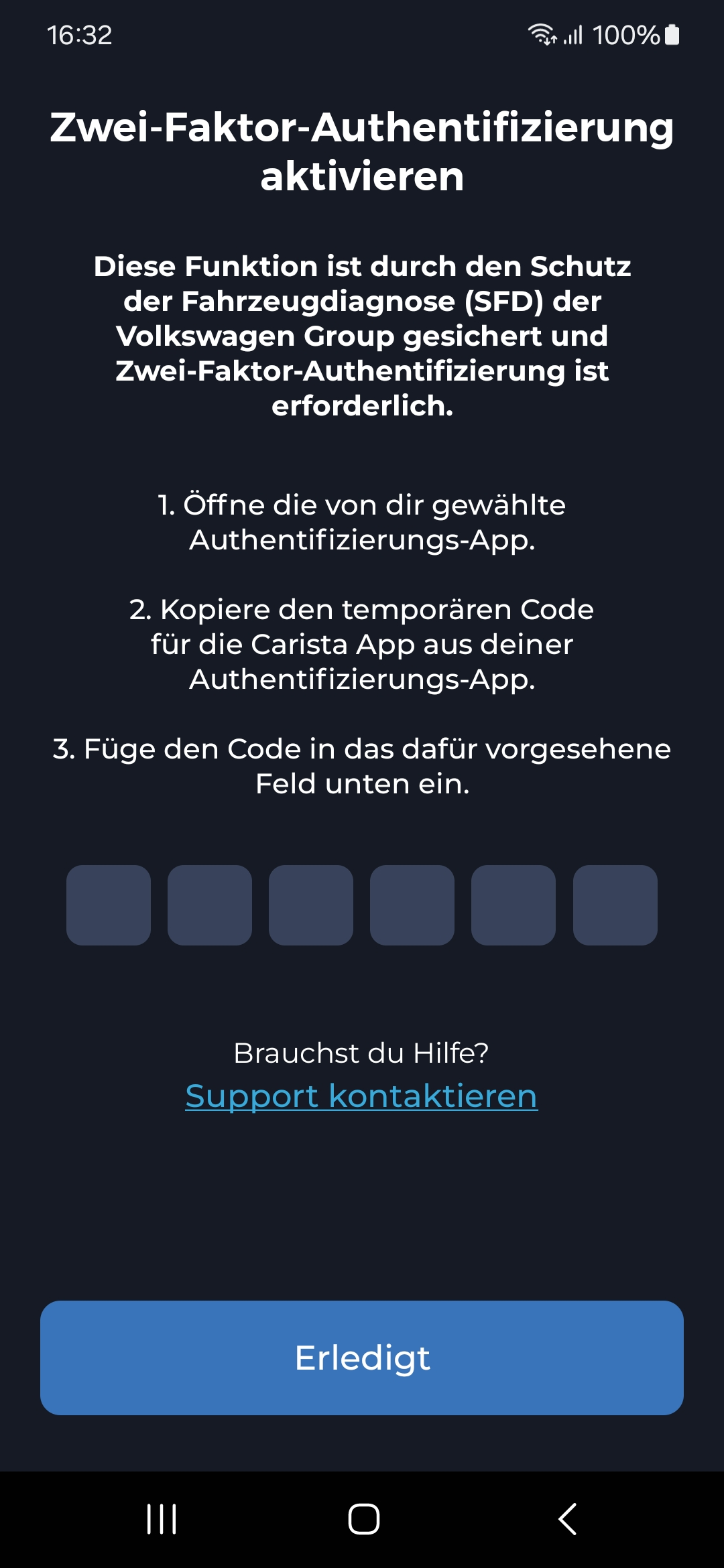 Schritt 3 Zwei-Faktor-Authentifizierung aktivieren